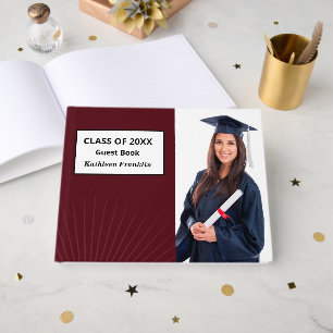 Libro De Visitas Graduado de fotografía Personalizado de clase supe
