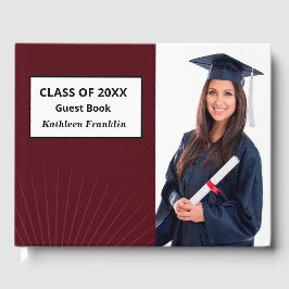 Libro De Visitas Graduado de fotografía Personalizado de clase supe
