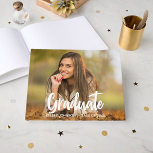 Libro De Visitas Graduado de moda Foto Personalizado moderno 2023 G