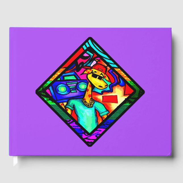 Libro De Visitas Graffiti Giraffe Diamond (Anverso)