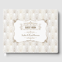 Libro De Visitas Gran Boda de estilo de Gatsby 20