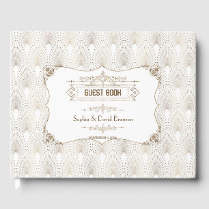 Libro De Visitas Gran Boda de estilo de Gatsby 20