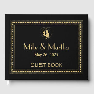 Libro De Visitas Gran Gatsby Art Deco Boda Gues