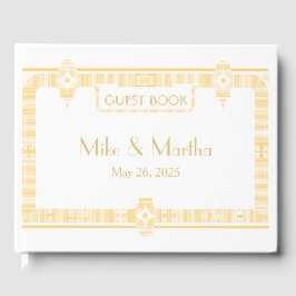 Libro De Visitas Gran Gatsby Art Deco Boda Invitado