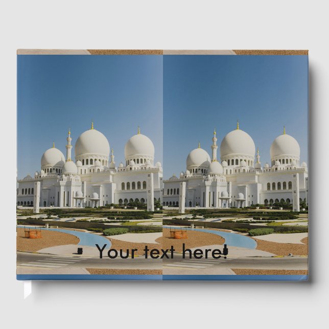 Libro De Visitas Gran Mezquita Sheikh Zayed, Abu Dhabi (Anverso)