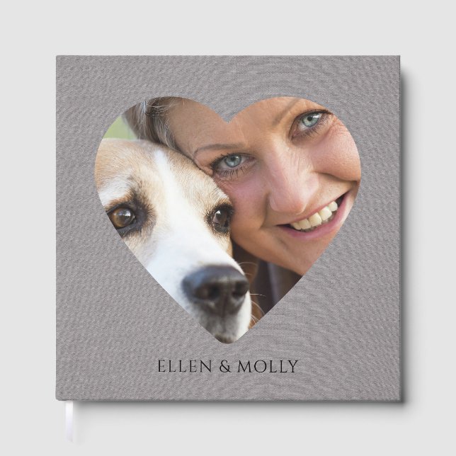 Libro De Visitas Grandma And Dog Photo Album Book (Anverso)