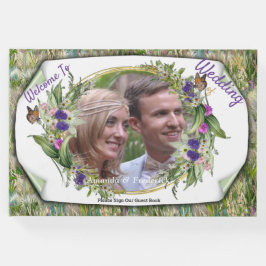 Libro De Visitas Grasas y flores de primavera ecológicas silvestres