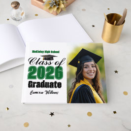 Libro De Visitas Green Class of 2026 Graduation Photo