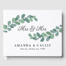 Greenery Branches Mrs & Mrs Lesbian Boda