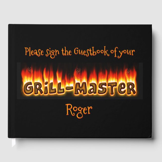 Libro De Visitas Grillmaster (personalizable) (Anverso)