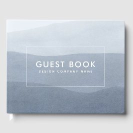 Libro De Visitas Gris Tranquilo De Color Blanco. Panorama abstracto