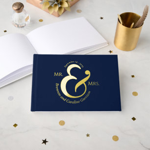 Libro De Visitas Groom Noviembre Único y Elegante Nombre Caligrafía