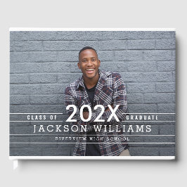 Libro De Visitas Guay Grids Graduds Party Guest Book