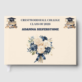 Libro De Visitas Guest Book-Custom Name & Year Keepsake