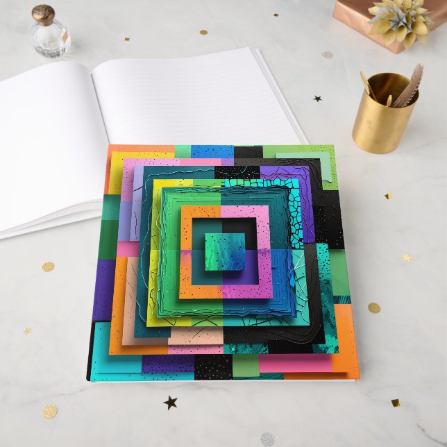 Libro De Visitas Guest Book for Teen/Adult Party (Anverso Abierto)