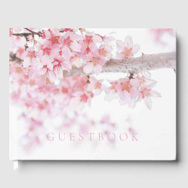 LIBRO DE VISITAS GUESTBOOK : CHERRY BLOSSOMS (Anverso)