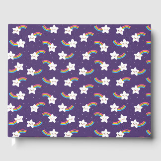 Libro De Visitas Guestbook de las Estrellas del Arcoiris