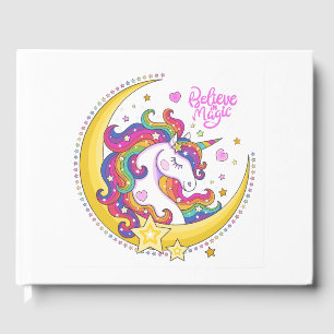 Libro De Visitas Guestbook mágico de Unicorn