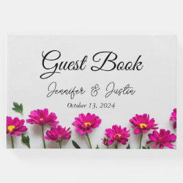 Libro De Visitas Guestbook Pink Daisy