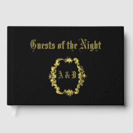 Libro De Visitas Guests of the Night | Gothic Guest Book