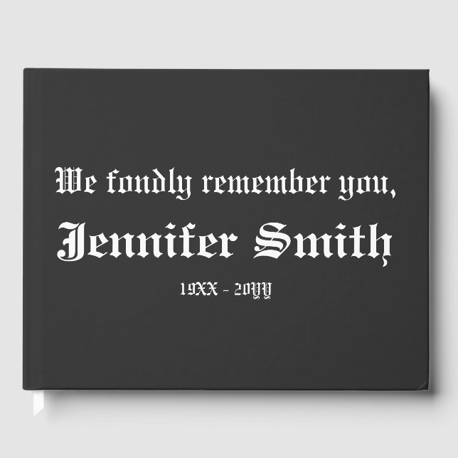 Libro De Visitas Guía de simpatías básicas (Anverso)