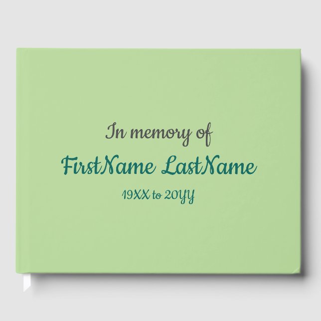 Libro De Visitas Guía de simpatías respetables y sencillas (Anverso)