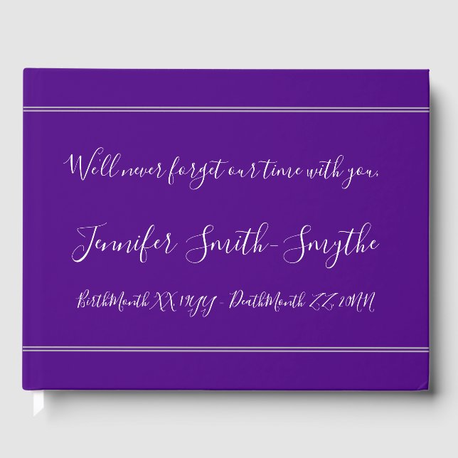 Libro De Visitas Guía de simpatías sencillas y respetables (Anverso)