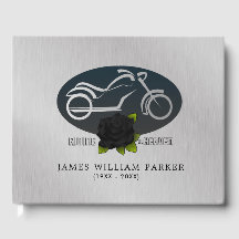 Guía del funeral de la motocicleta en el cielo