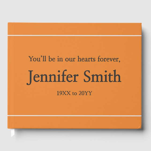 Libro De Visitas Guía Simpatizantes Simple Y Respetable (Anverso)