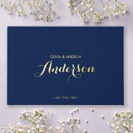 Libro De Visitas Guión Boda editable elegante y moderno en color