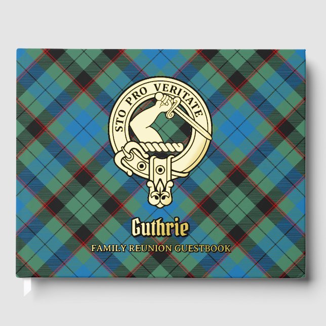 Libro De Visitas Guthrie Family Reunion Guest Book (Anverso)