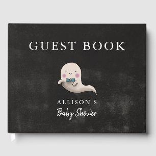 Libro De Visitas Halloween Baby Shower Boy Ghost