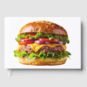 Libro De Visitas Hamburguesa con queso apetitosa de SlipperyJoe cru