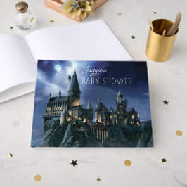 Libro De Visitas Harry Potter Castle | Moonlit Hogwarts Baby Shower