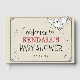 Libro De Visitas Harry Potter | Hedwig Baby Shower
