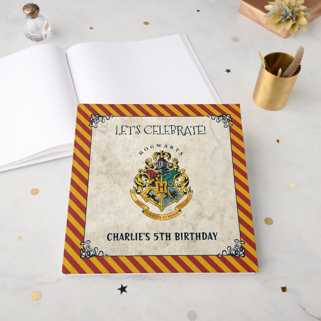 Libro De Visitas Harry Potter Hogwarts Birthday Cards & Gifts Sign (Anverso Abierto)