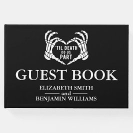 Libro De Visitas Hasta que la muerte nos haga parecernos Boda gótic