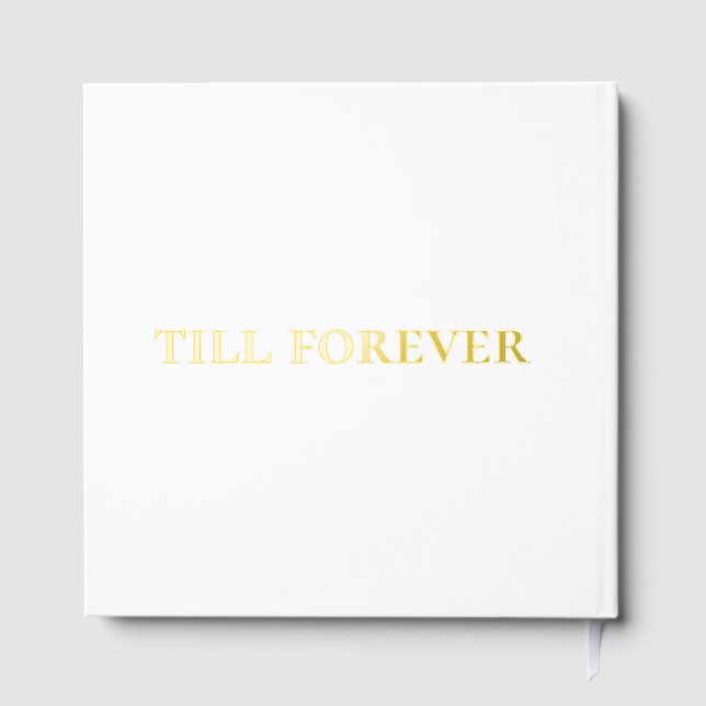 Libro De Visitas Hasta siempre Sr. Sra. | Boda Luxe Gold (Reverso )