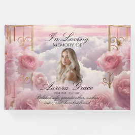 Libro De Visitas Heavenly Garden of Rosas Guest Book - LIA003