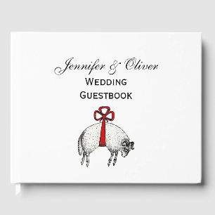 Libro De Visitas Heraldic Bang Fleece Ram Sheep Escudo Emblem
