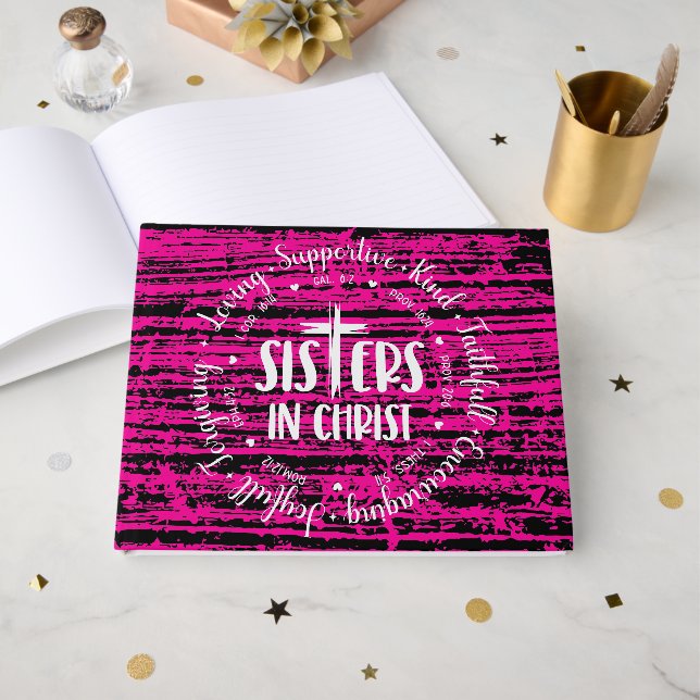 Libro De Visitas Hermanas en Cristo (Anverso Abierto)