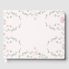 Libro De Visitas Hermosa Floral 