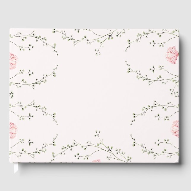Libro De Visitas Hermosa Floral  (Anverso)