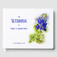 Hermosa Floral Bluebonnet, Boda moderno, invitado