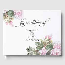 Libro De Visitas Hermosas rosas rosas pintadas descalzosBride™