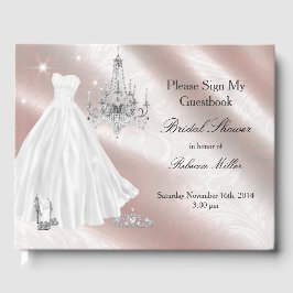 Libro De Visitas Hermoso vestido de novia para la fiesta de despedi