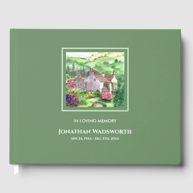 Libro De Visitas Hogar de Funeral Mount William Wordsworth (Anverso)