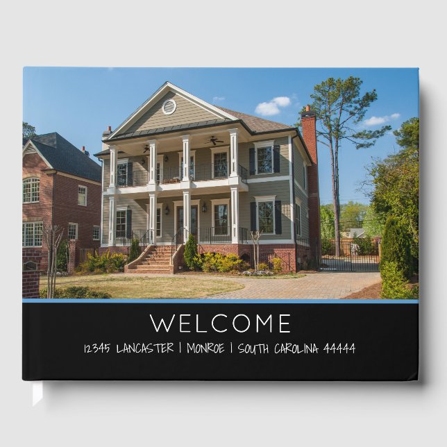 Libro De Visitas Hogar Rental Hospitality Your Photo (Anverso)