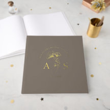 Hojas de Ginkgo Elegantes en Foil de Arenisca para