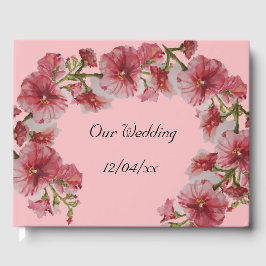 Libro De Visitas Holyhock frame Guest Book